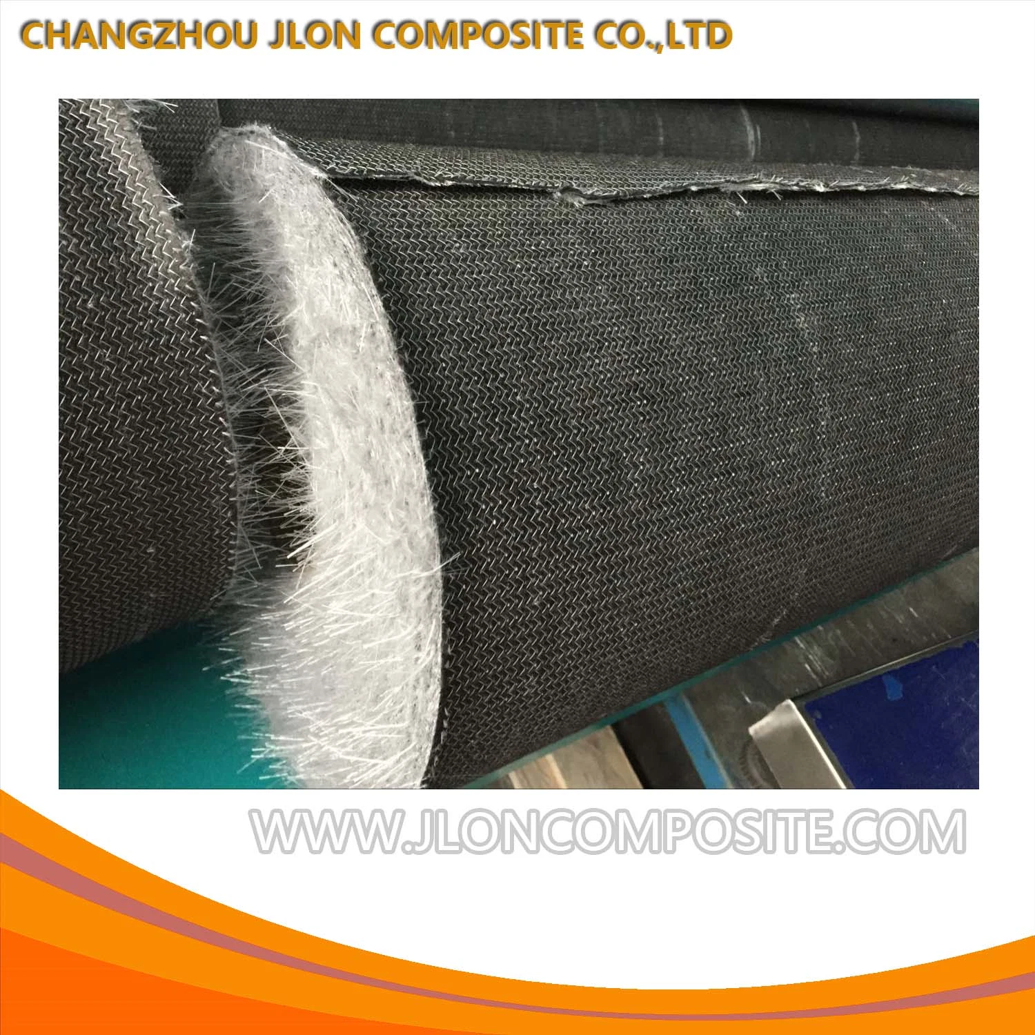 Glass Fiber Knitted Fabric with Polyester Veil for Chemical Enterprises