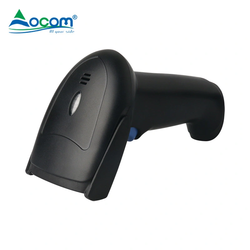 Inalámbrica 2.4G de largo alcance de escáner de códigos de barras omnidireccional de códigos QR Reader Inventario Portable 2D de escáner de códigos de barras inalámbrico