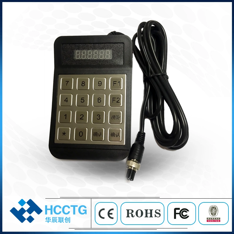 Waterproof RS232 Metal Security ATM POS Pin Pad for Kiosk Afc Hcc-990d