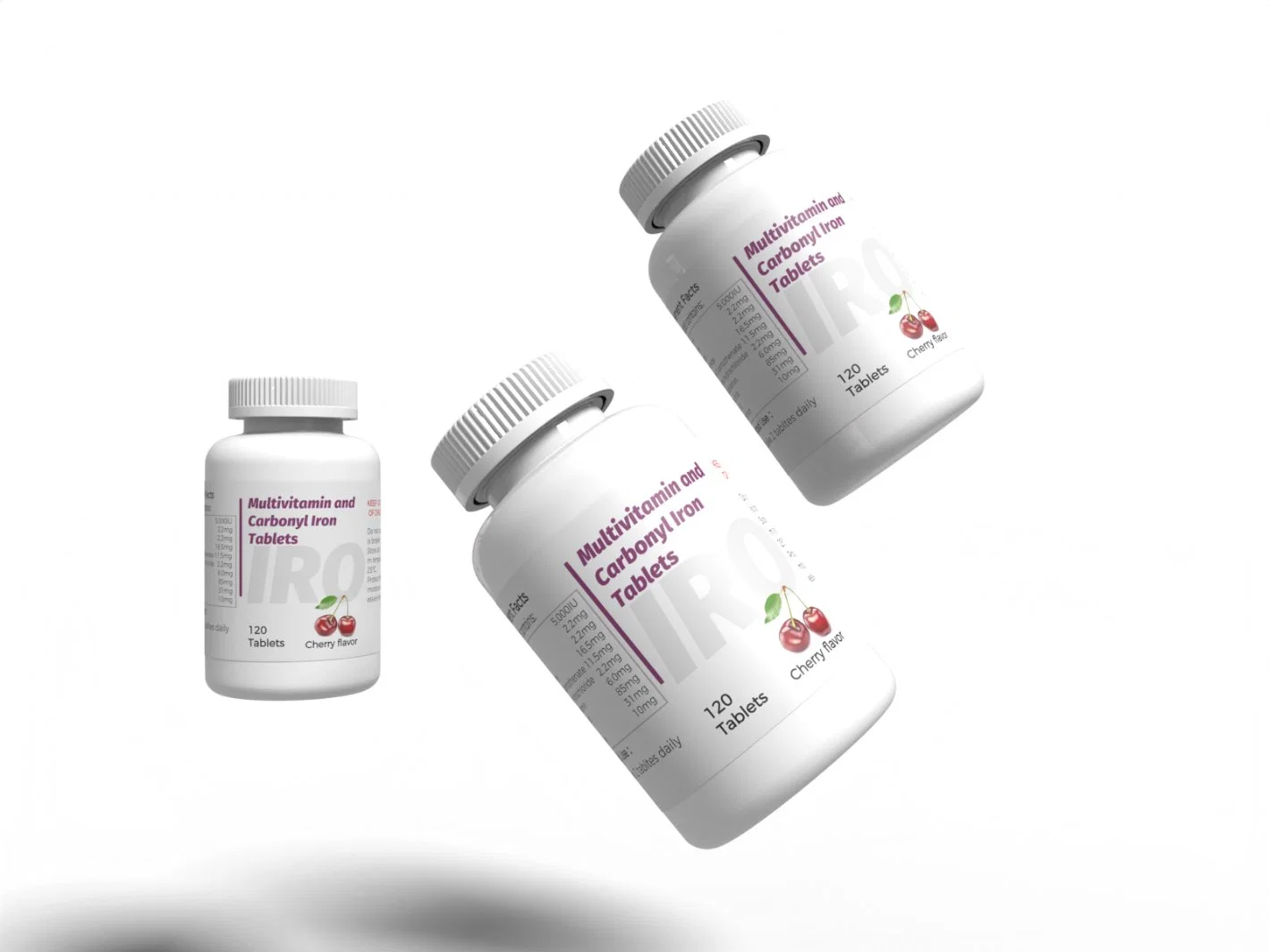 Healthcare Supplement Multivitamin and Carbonyl Iron Tablets Bodycare Finished Medicine Vitmain