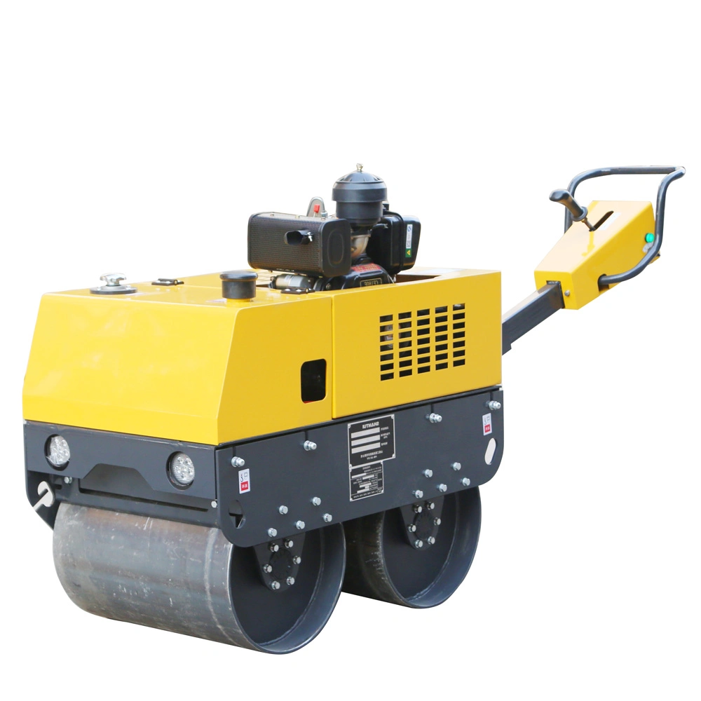 Hand Operated Compactor Mini Road Roller Small Single Drum Roller