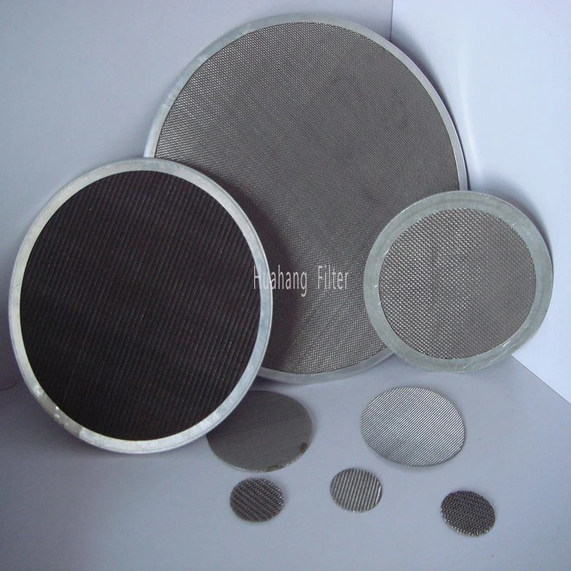 ss 304 316 stainless steel wire mesh net Sintered Disk Filter