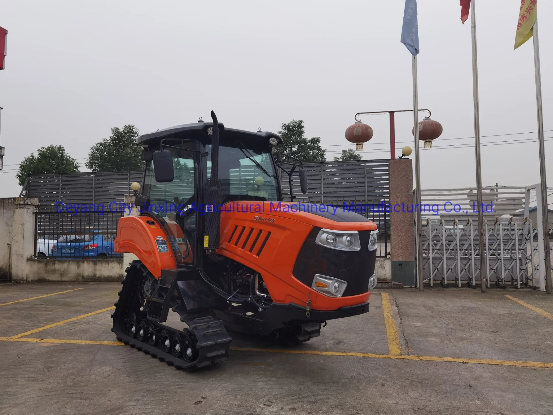 Xj1002 Tracteur à chenilles, Tracteur à chenilles triangulaire, Tracteurs agricoles, Cultivateur rotatif, Motobineuse, Agitateur de boue pour rizière