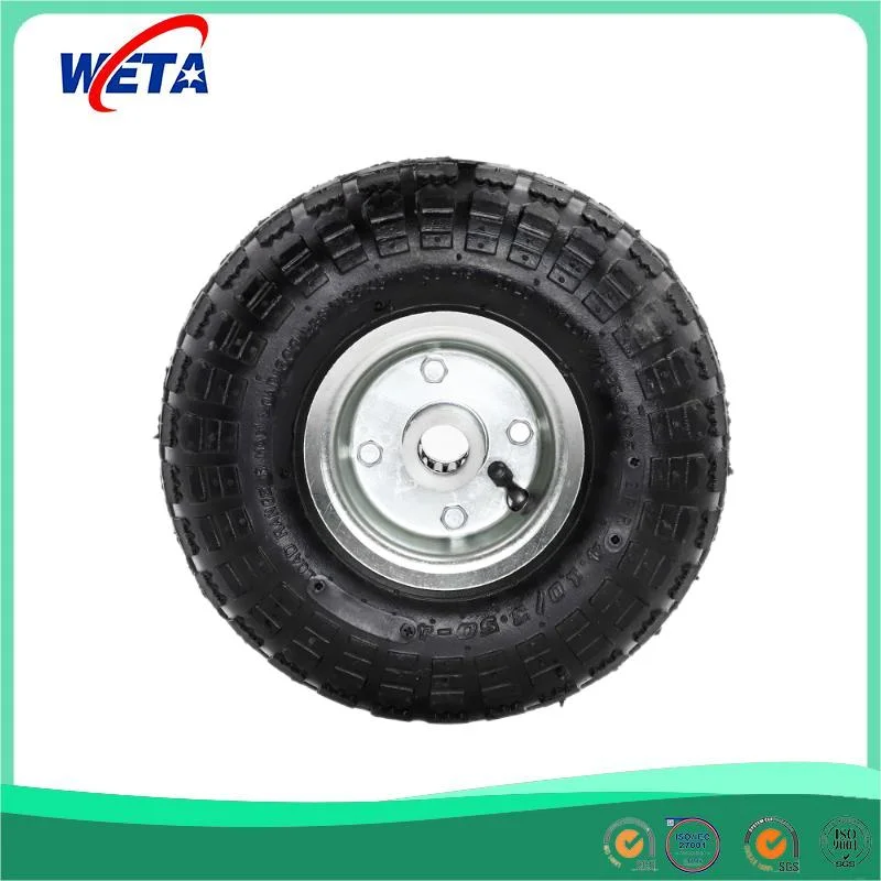 10inch 3.50-4 Steel Rim PU Foam Wheel for Small Hand Trolley and Tool Cart From China Factory