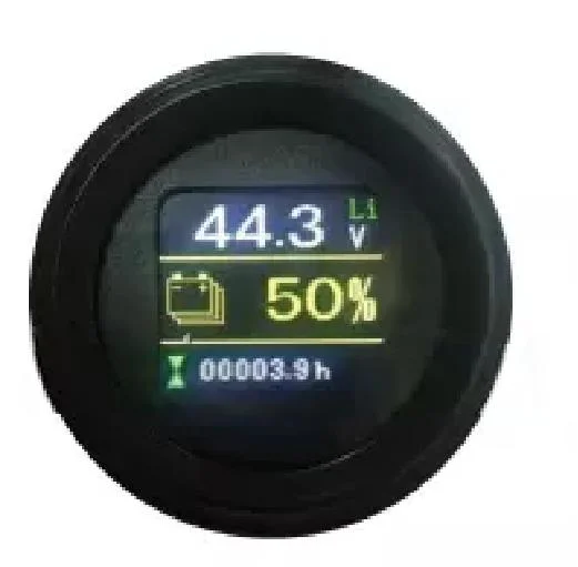 LED Wide Viewing Angle Green Electrical Battery Energy Meter Spi-840