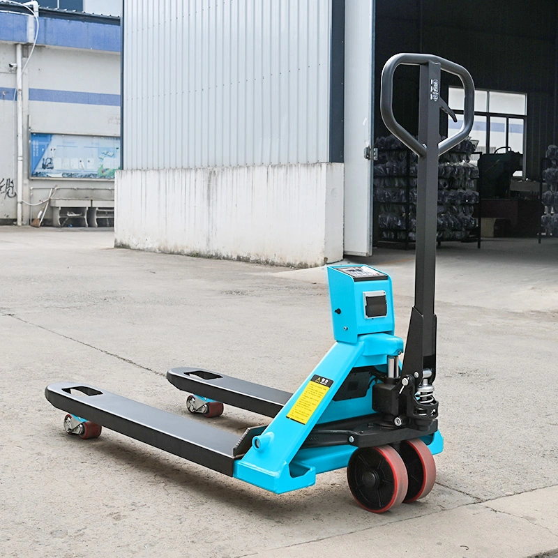 2.5ton Hydraulic Hand Pallet Truck with Electric Scale Manual Pallets Jack