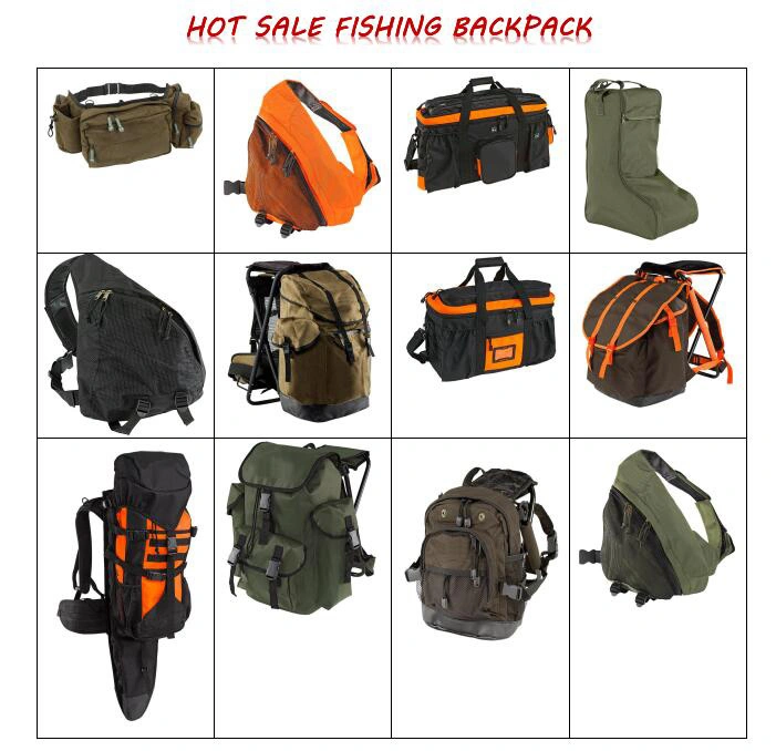 New Style Fashion High-Quality Green Big Capacity Outdoor Sports Hunting Fishing Picnic Hiking Travel Backpack Bag with Chair