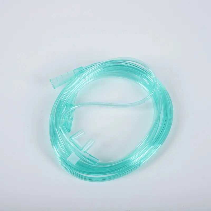 Factory Price Medical Adult Pediatric Disposable PVC Oxygen Nasal Cannula Tube with CE&ISO