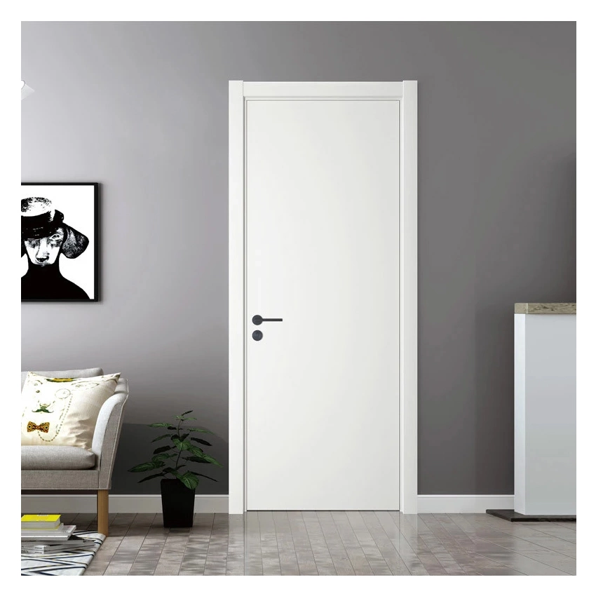 Prima Fatcory feu porte de bois de noyer/Flush porte d'entrée/noyau solide de la porte principale avant/ HDF MDF intérieur porte en bois