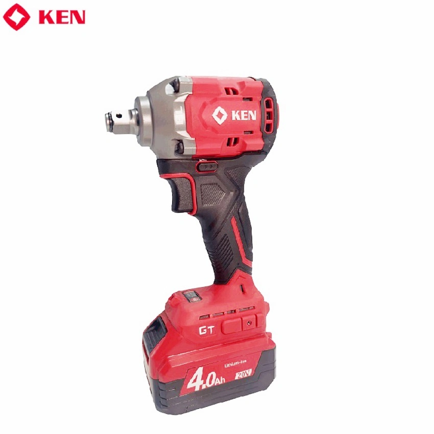 20V Cordless Impact Wrench, Ken Power Tools Electric Wrench 380n. M Fastening Torque