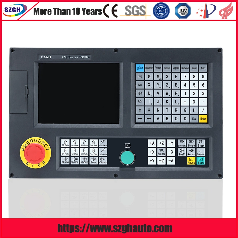 2023 Cheap Price 4 Axis CNC Drilling Milling Controller High Anti-Jamming Switch Power 128MB Memory 8.4inch Real Color LCD Displayer for Milling Machine