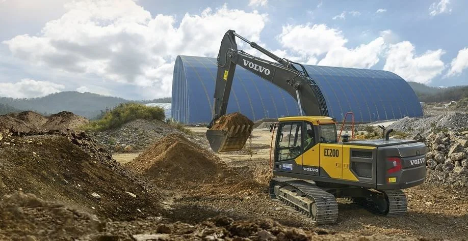 Volvo Pala hidráulica de 20 toneladas de excavadoras el EC200 con 123kw de potencia