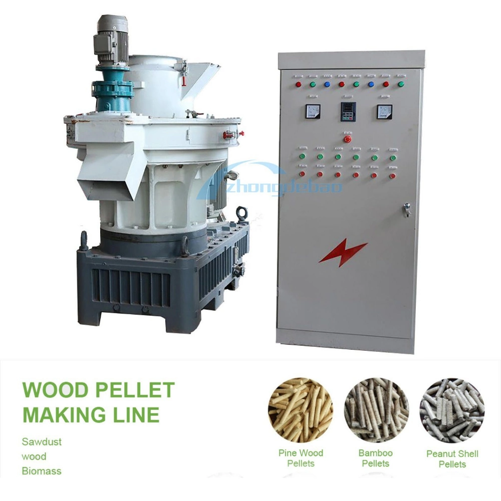 1-10t/H Wood Pellet Mill for Alfalfa Fuel Hay Straw Organic Fertilizer Manure Wood Chips Grass Biomass Sawdust Pellet Making Plant