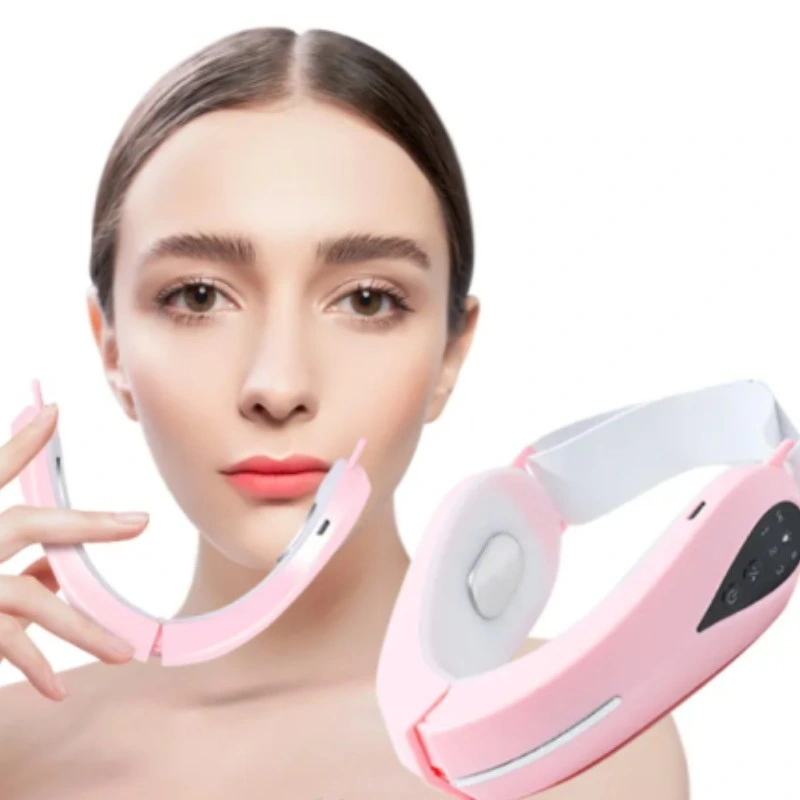 Electric Anti Wrinkle Chin Strap Band V Face Shaping Slimming Lift up Belt V-Line Face Lift Band for Facial Beauty
