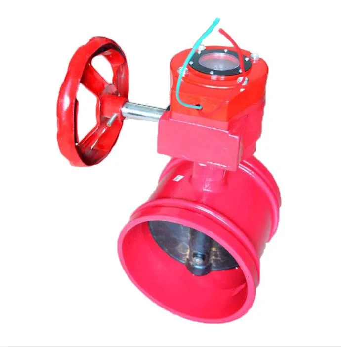 Pn16/Pn20 Ductile Iron Grooved Butterfly Valve