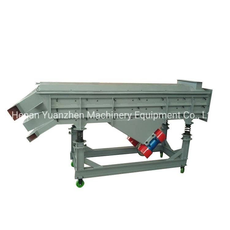 SUS304 Grain Particles Screening Equipment Linear Vibrating Sieve