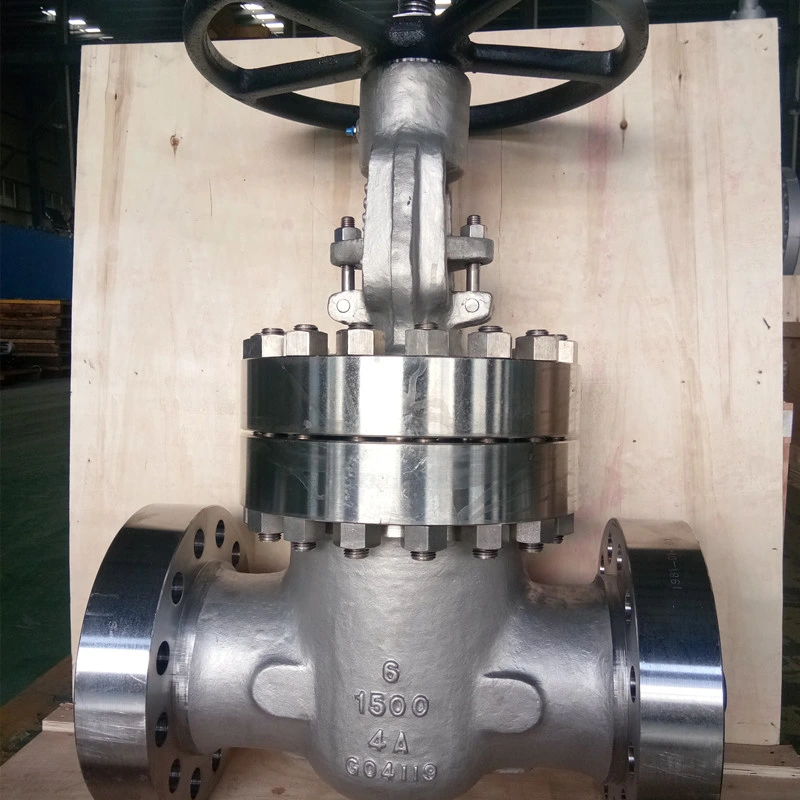 API600 ASME B16.5 10 Inch 2500 Lb Cast Iron Metal Seat Fully Open Worm Gear Operated Gate Valve