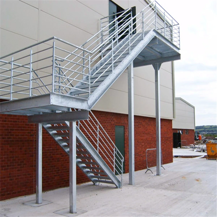 Prima Exterior Metal/Aluminum/Steel Stairs Outdoor Straight Staircase