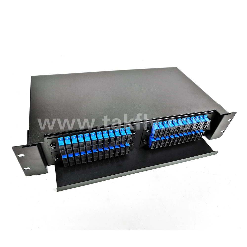 96cores Slidable Type Fiber Optic Rack Mount ODF