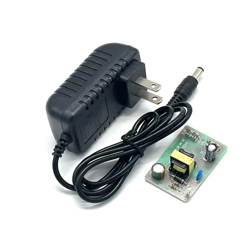 6V1a 6W Us/UK/Au/EU Plug AC DC Power Adapter for Economic LED Support Customized