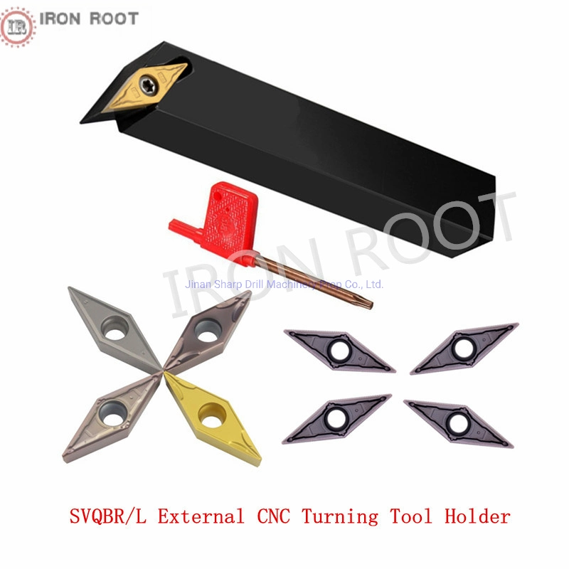 Soporte de herramienta de torneado externo Svqbr CNC torno herramienta para Vbmt Inserciones