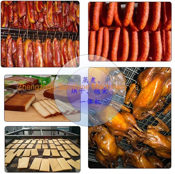 Fish Pork Meat Tofu Bean Curd Stage Smoke Chicken Machines