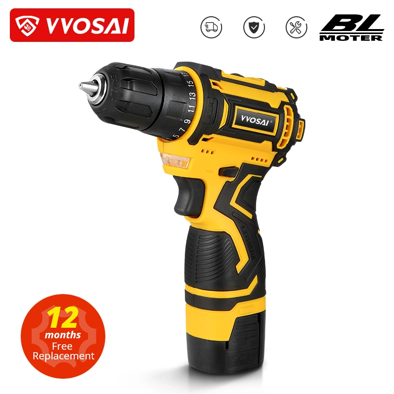 Ready Stock Premium Vvosai 20V Battery Rechargeable Drill