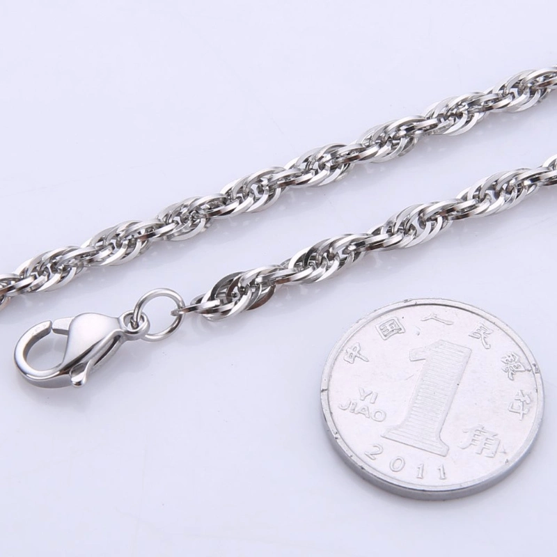 Wholesale/Supplier Triplicate Square Wire Chain Necklace Bracelet Jewellery Fashion Accessories Stainless Steel