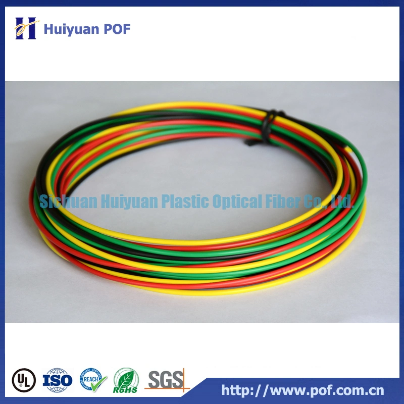 Cc Colored Series Plastic Fiber Optic Communication Cable -Simplex Cable