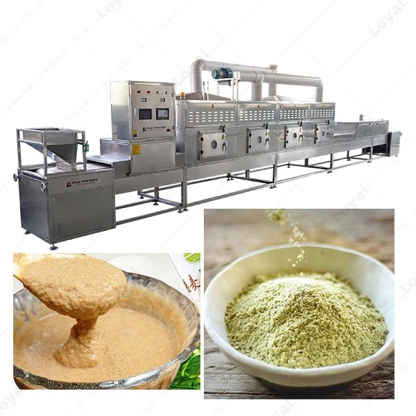 Industrial Belt Drying Machine Cereal Flour Microwave Oven Sterilization Equipment