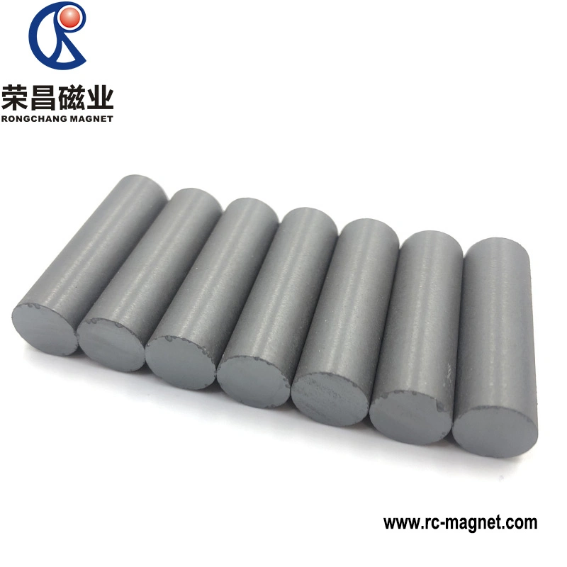 China Manufacturer Permanent C-5 Ferrite Cylinder Magnet