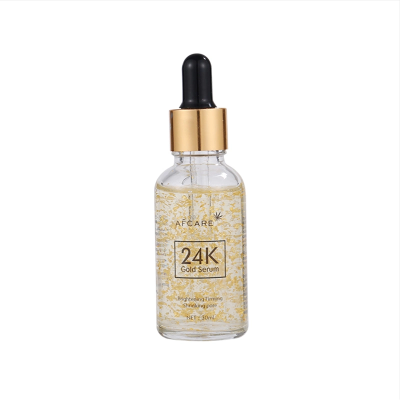 Private Label Vegan Nourishing Peptide 24K Gold Skin Serum for Us