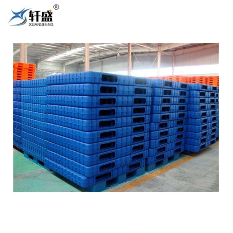 1200X1000mm Size Heavy Duty Stackable Double Sides Blow Molding Plastic Pallet