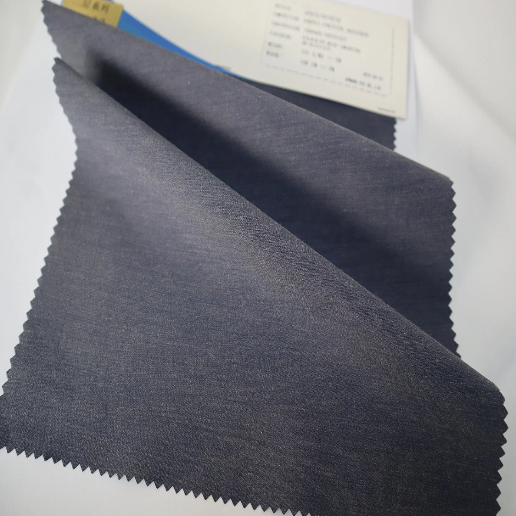 62% Polyester, 37% Cotton, 1% Graphene, Plain TPU Milky Breathable Film Laminated 2 Layers Fabric