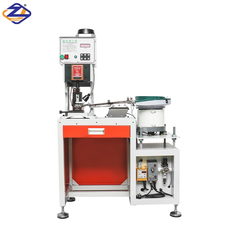 (ZJ-B1.5T) Semi-Automatic Loose Tubular Terminal Crimping Machine with Vibration Plate Feeding