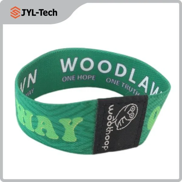 RFID Stretchy Wrist Band Chip Embedded Woven NFC Elastic Wristband