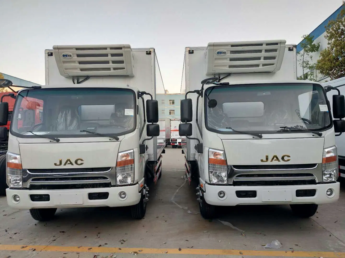 JAC Refrigerator 4X2 Food Meat Transportation Cooling Van Truck Freezer