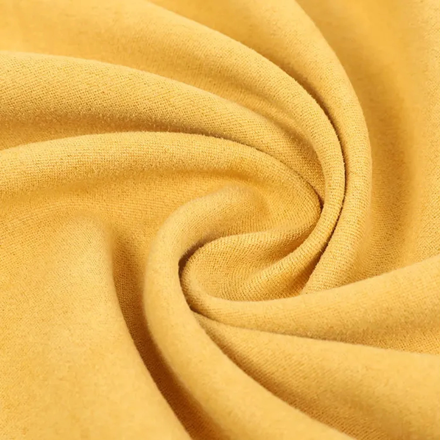 Polyester Spandex Microfiber Brushed Knitted Suede Fabric for Garment