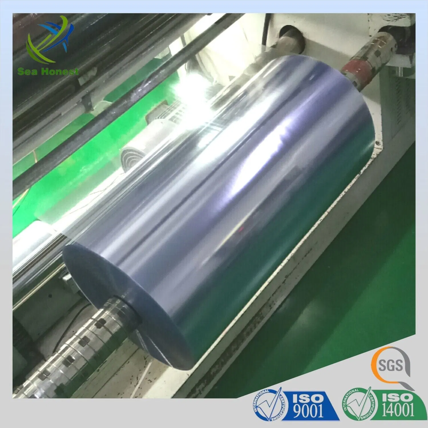 0.25mm 250microns Clear PVC Rigid Film for Pharma Blister and Thermoforming Packaging