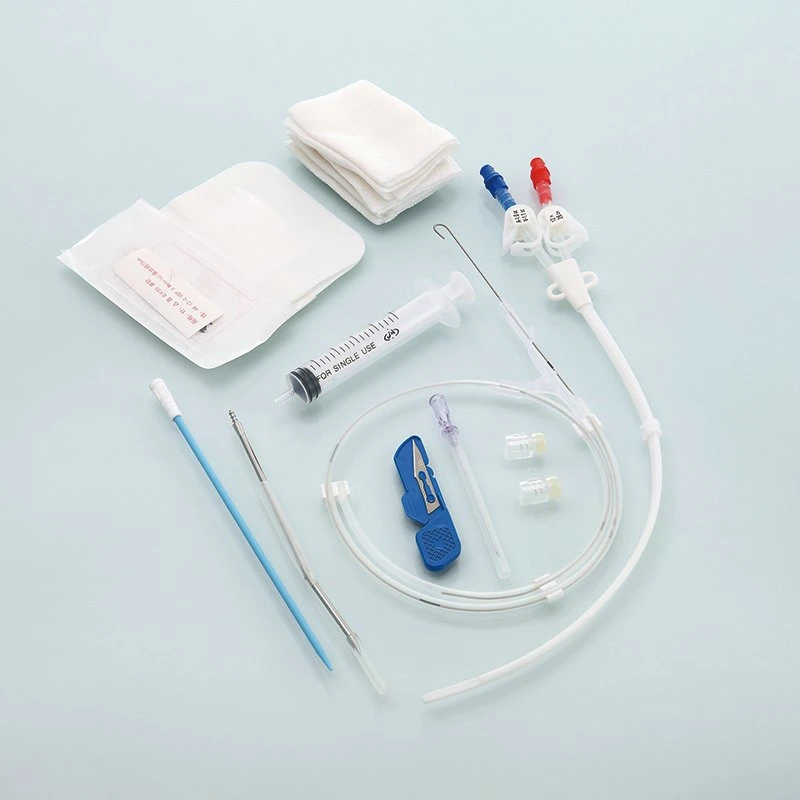 Medical Disposable Permanent Double Lumen Hemodialysis Catheter