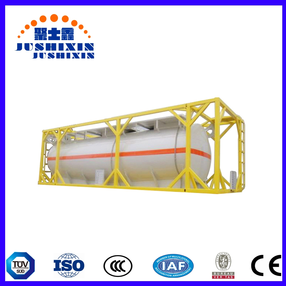 40FT Standard ISO Chemical Storage Tank ISO HCl Acid Tanker Container