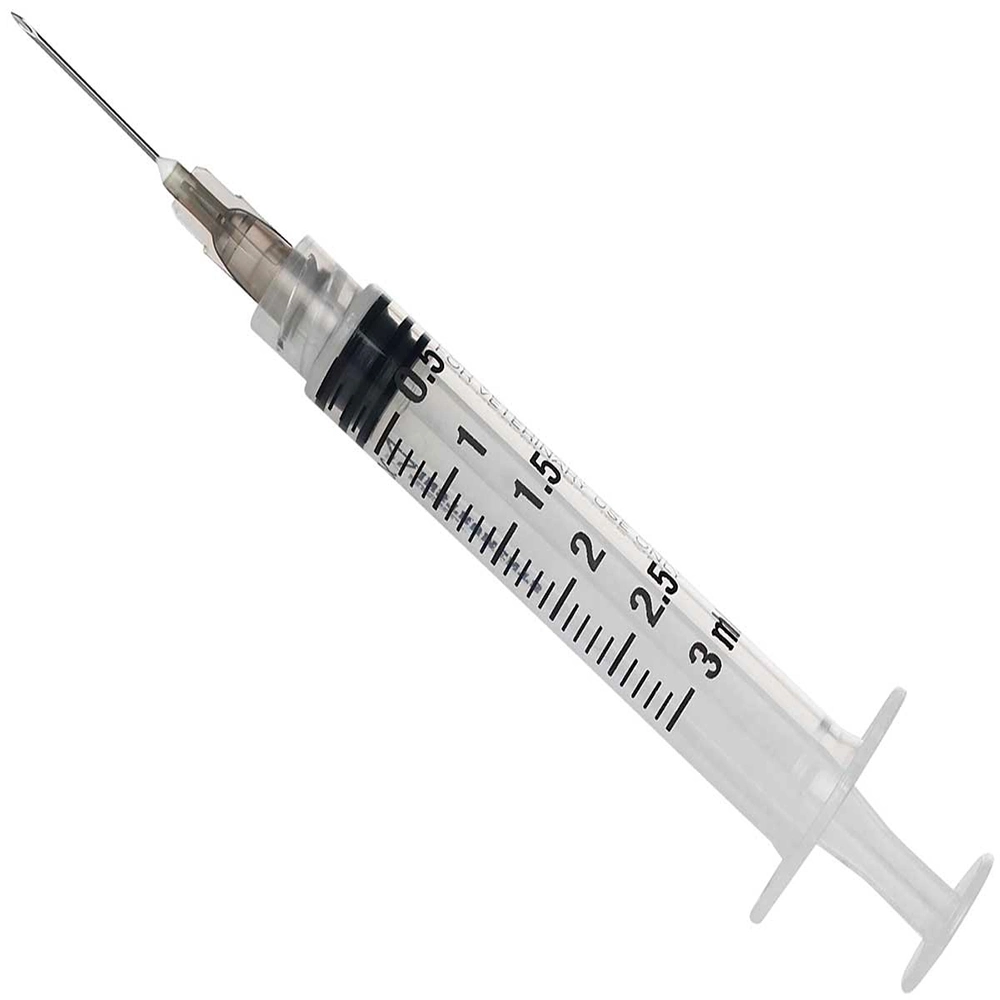 Syringe with Needles, Industrial Syringes with Mearsurement, Disposable Plastic Syringe for Industrial Use, Garden, Painting, Scientific Labs