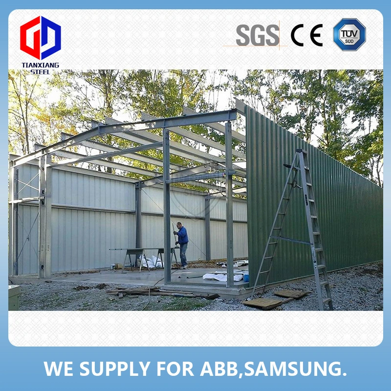 Cheap Light Frame Steel Structure Warehouse Steel Structure Garage Prefab House