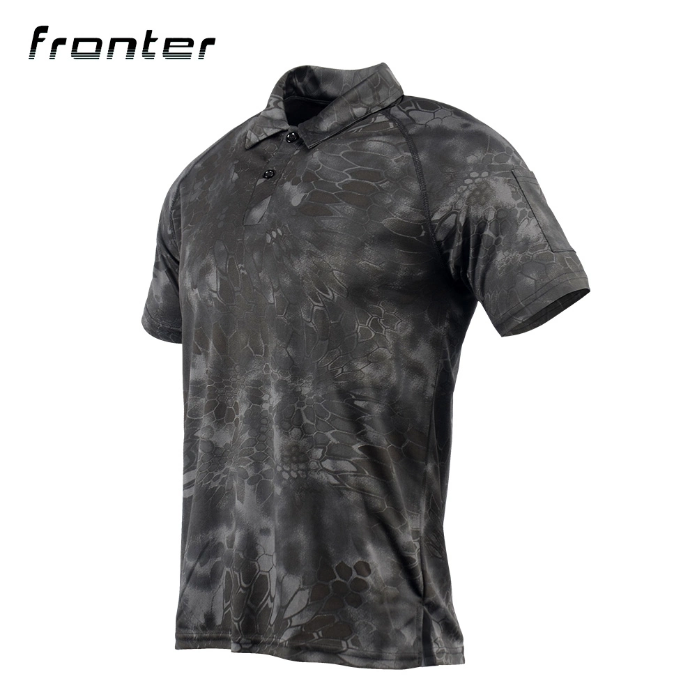 Custom Cheap Price High Quality Reflective Safety Military Polo Shirt