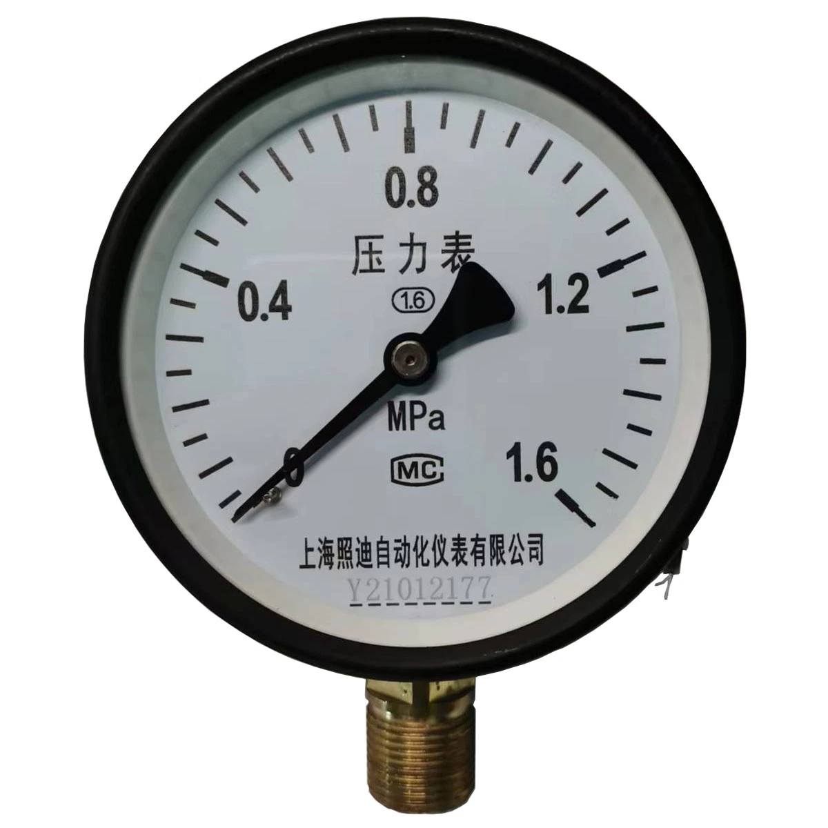 CE Certified Bourdon Tube Stainless Steel Pressure Gauge for Natural Gas