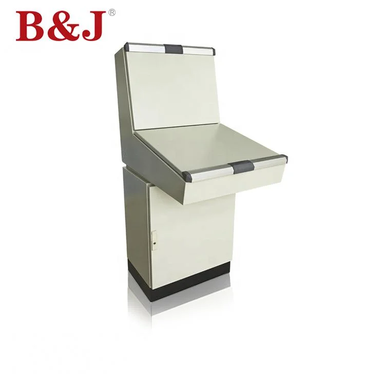 China Custom Made Manual Screen Flip up Security Box for Computer Desk/Rotatable Flip up Computer Table