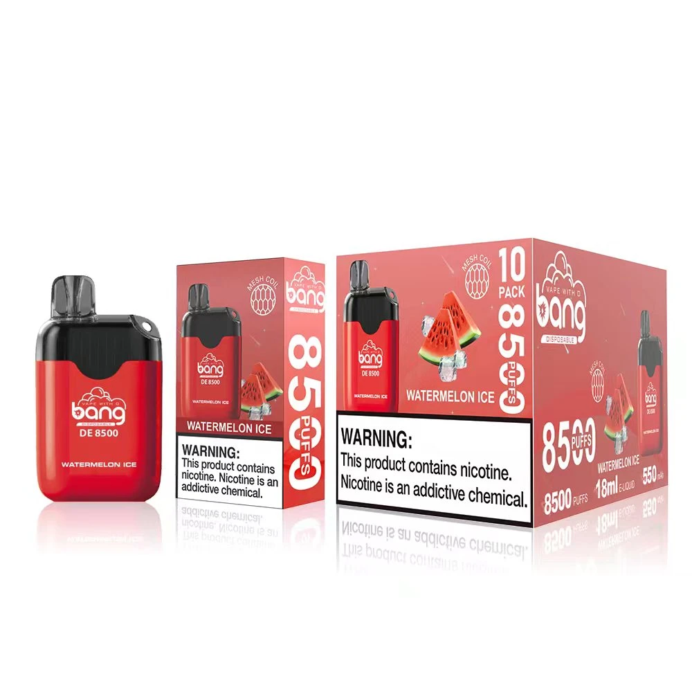 Bang Mini de 8500/9000 Puff VAPE desechable cigarrillo electrónico con 18mL líquido