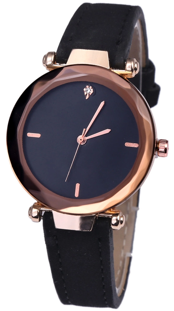 Luxury Brand Women Ladies PU Leather Fashion Diamond Watches