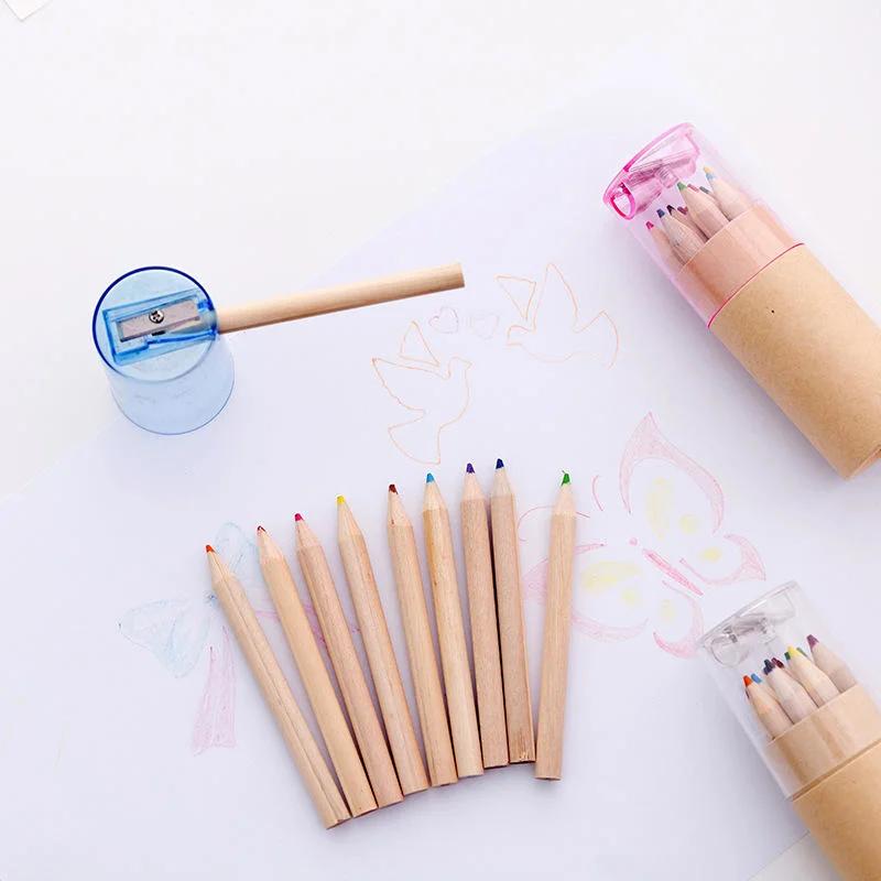 Cartoon Children's Drawing Wood Colored Pencils