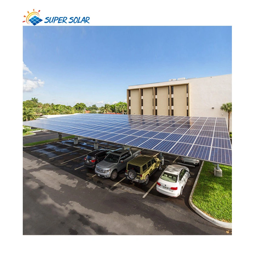 Carport Solar Mounting System PV Anlage Carport Residential Solar Parking Canopy